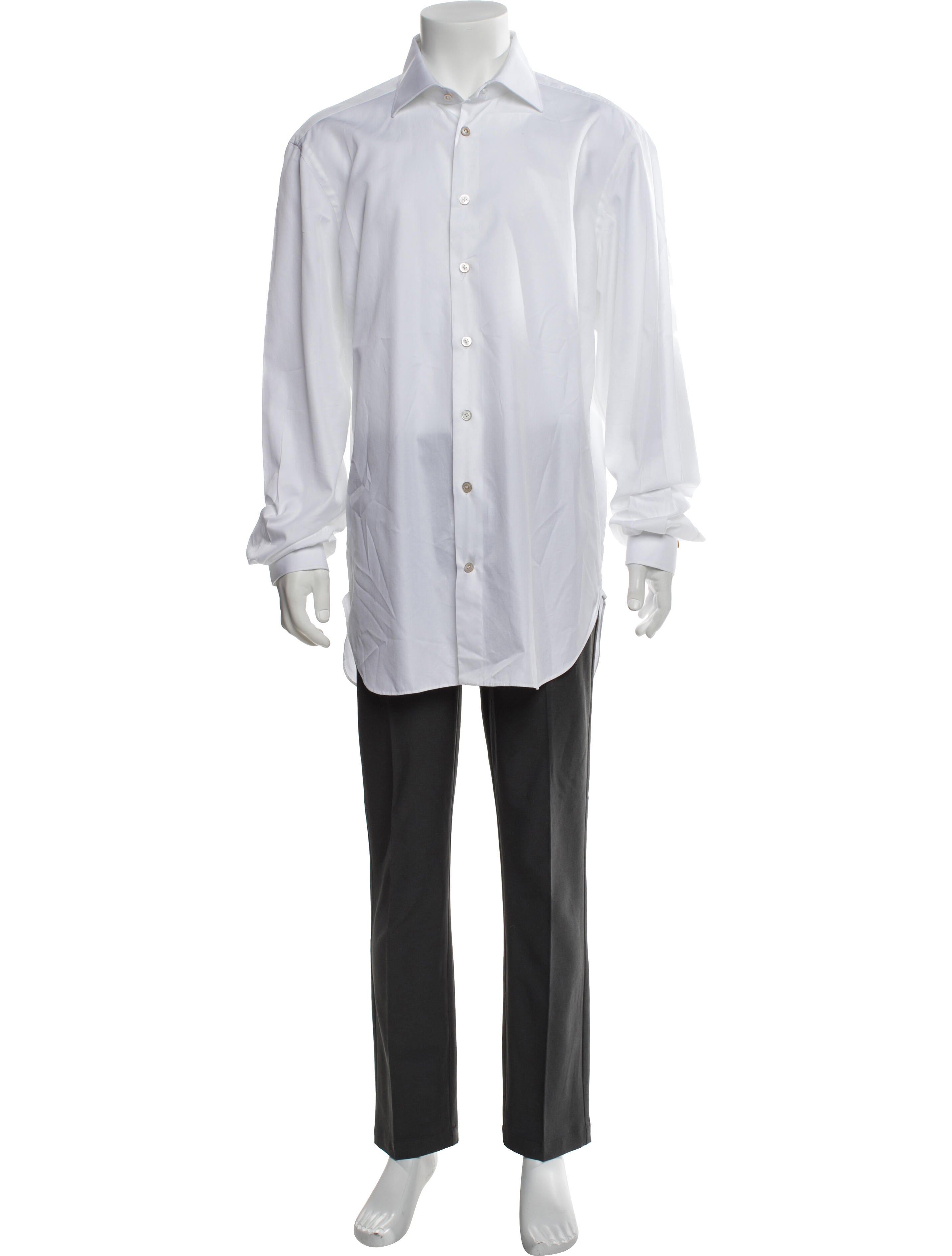 Kiton Long Sleeve Dress Shirt