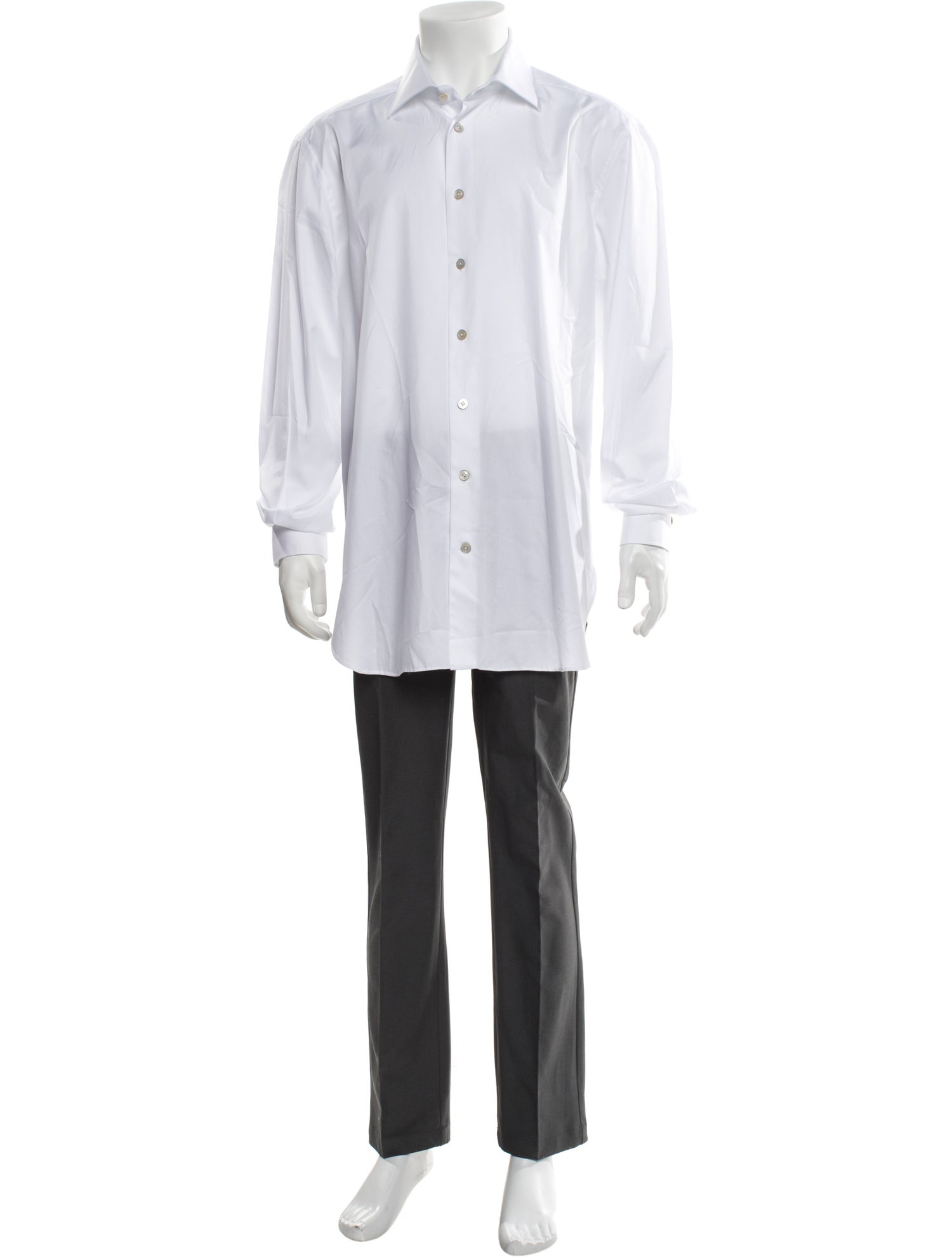 Kiton Long Sleeve Dress Shirt