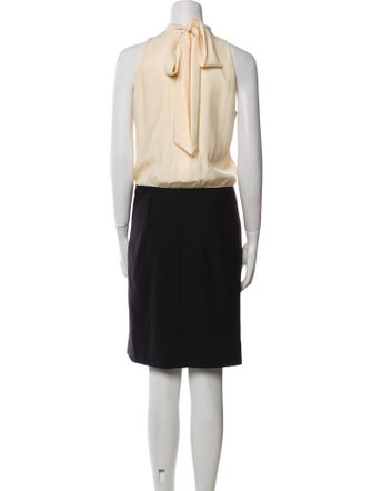 Kiton Colorblock Pattern Knee-Length Dress