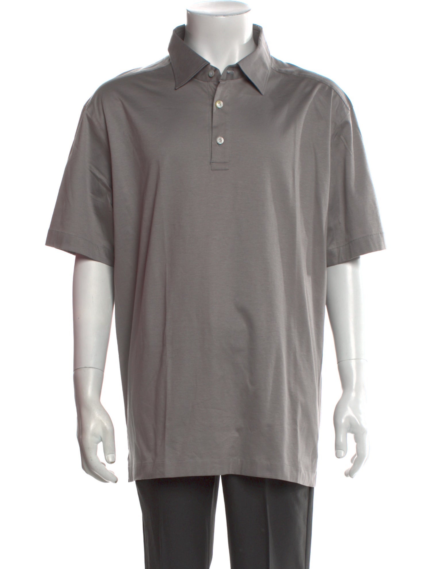 Kiton Collar Short Sleeve Polo Shirt