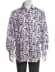 Kiton Printed Long Sleeve Shirt