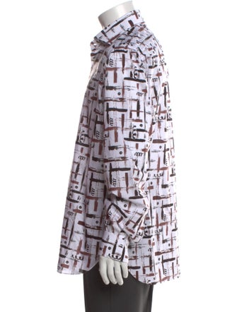 Kiton Printed Long Sleeve Shirt