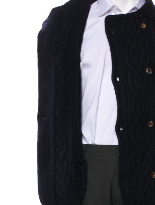 Kiton Cashmere Collar Cardigan