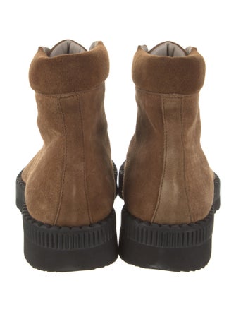 Kiton Suede Lace-Up Boots