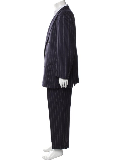 Kiton Cashmere Striped Two-Piece Suit