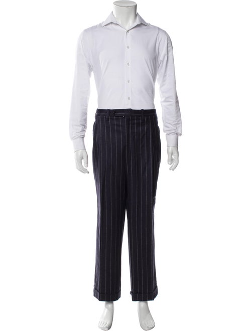 Kiton Cashmere Striped Two-Piece Suit