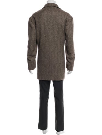 Kiton Tweed Pattern Blazer