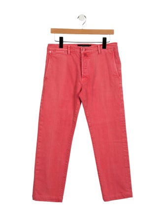 Kiton Mid-Rise Straight Leg Jeans