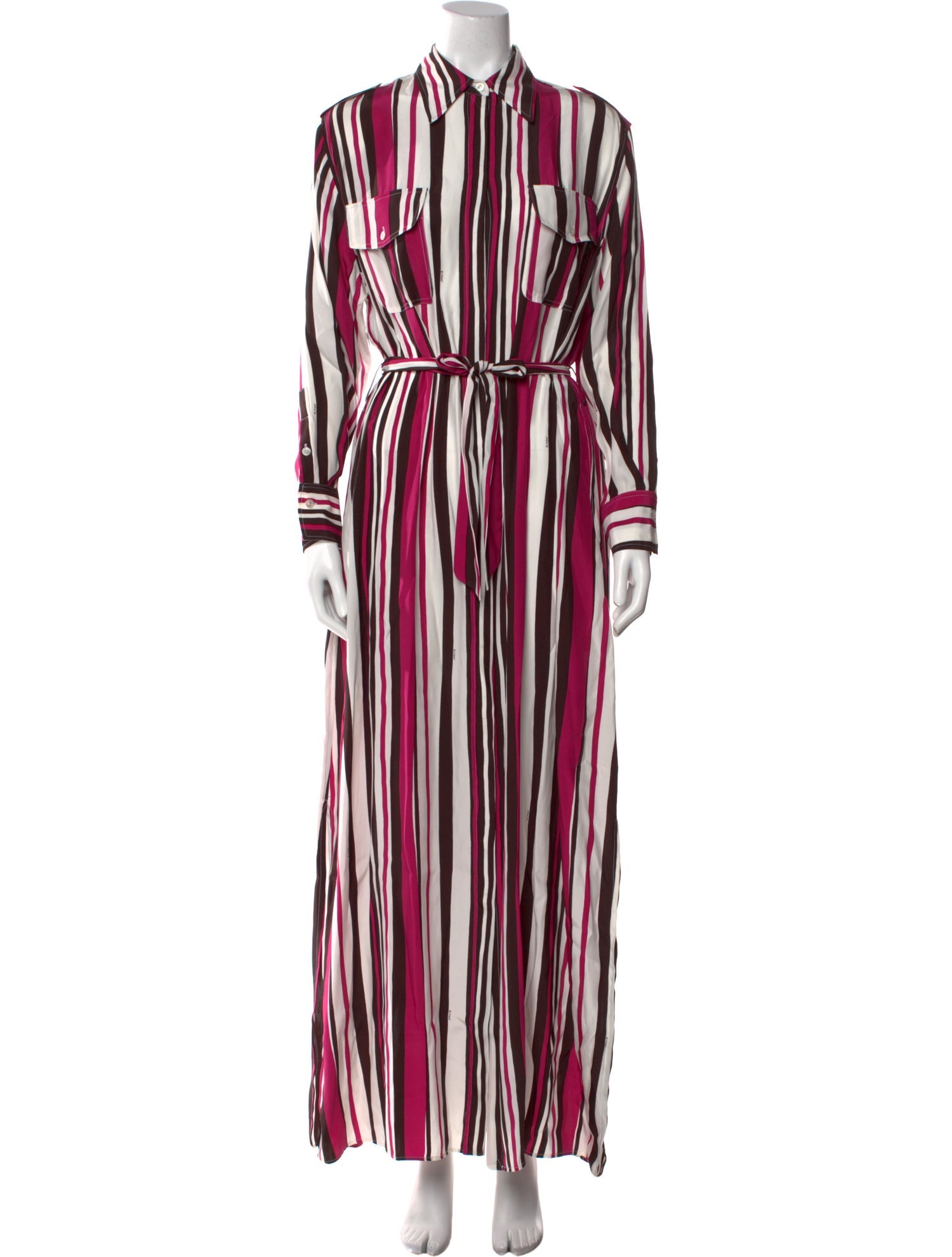 Kiton Silk Long Dress w/ Tags