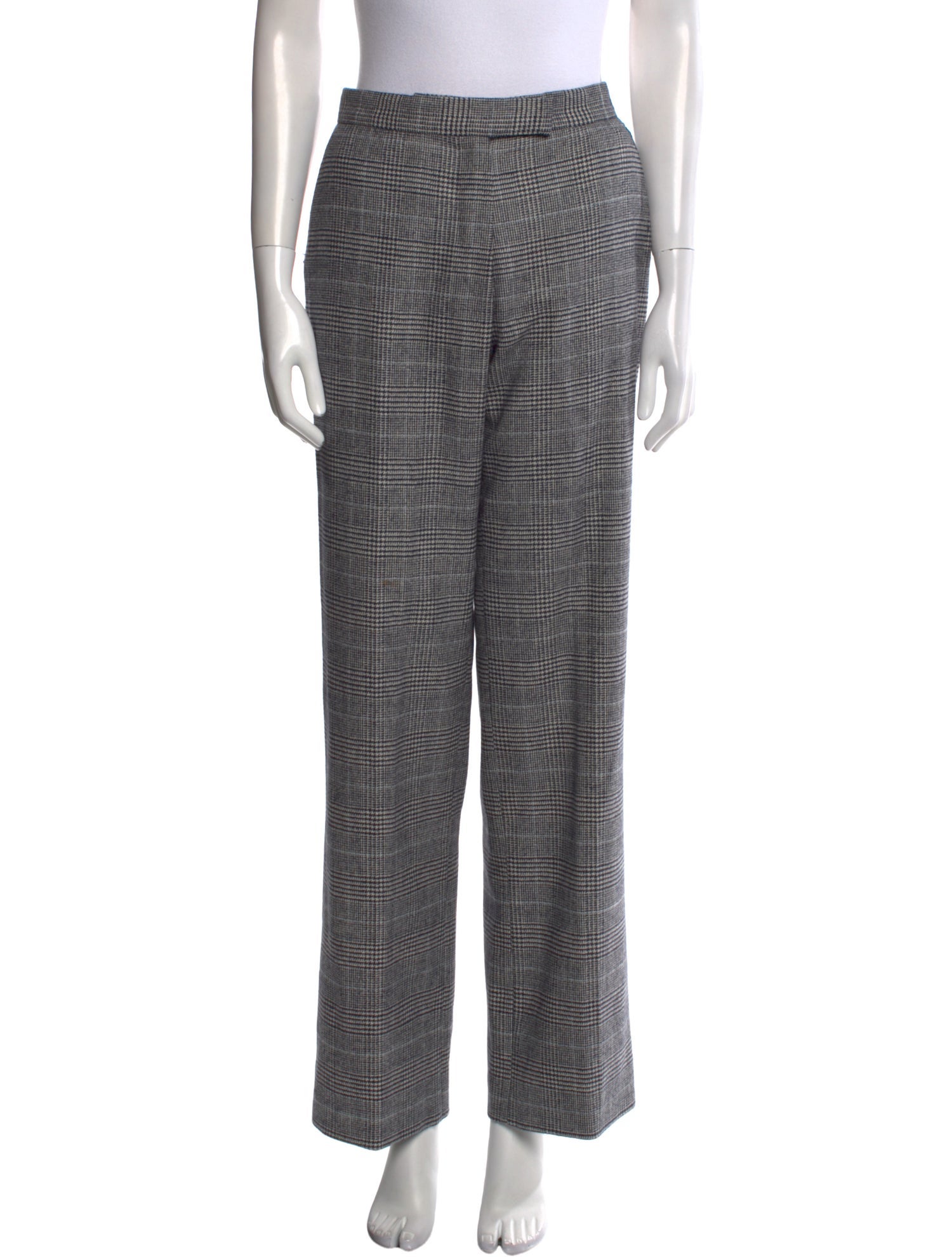 Kiton Virgin Wool Wide Leg Pants
