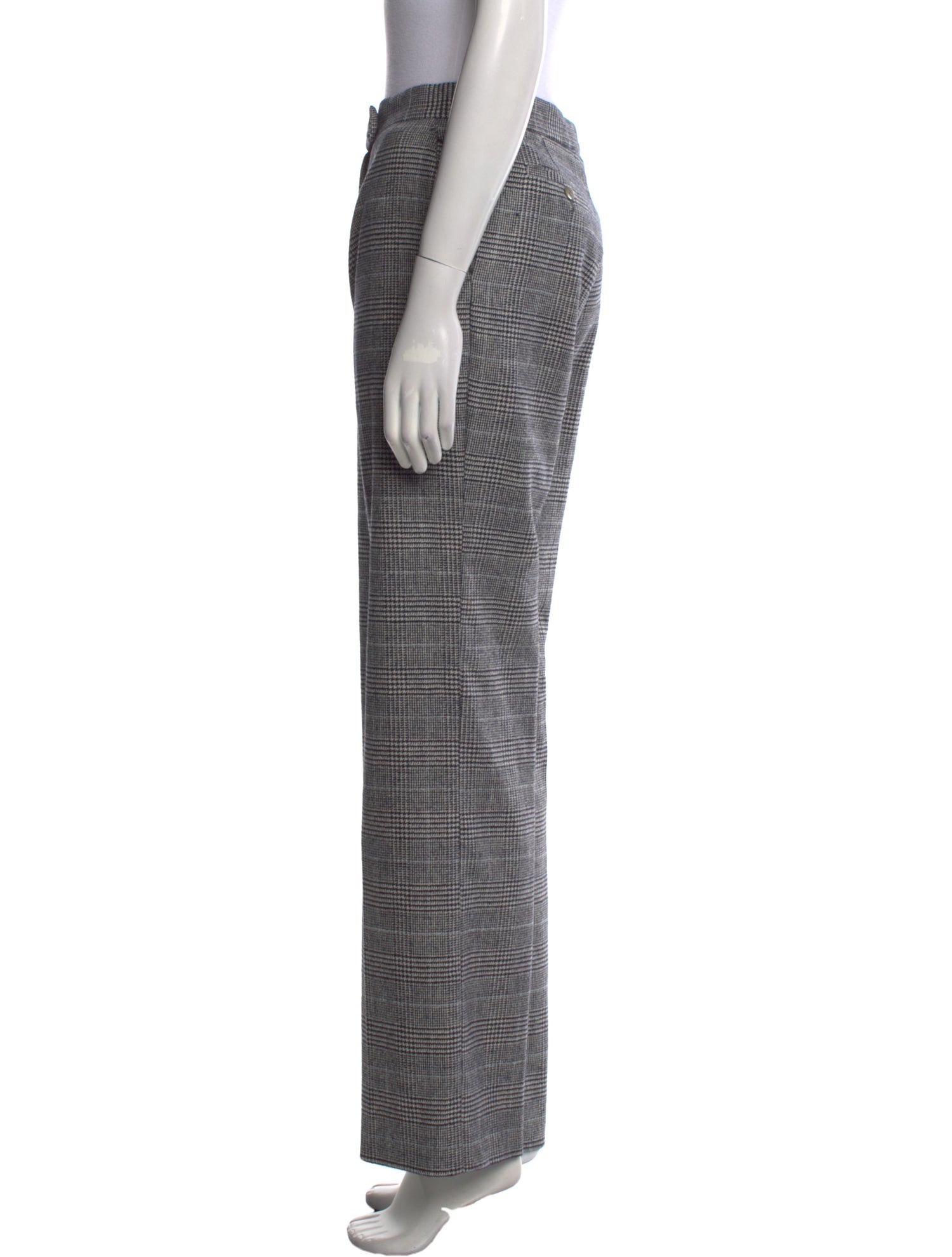 Kiton Virgin Wool Wide Leg Pants