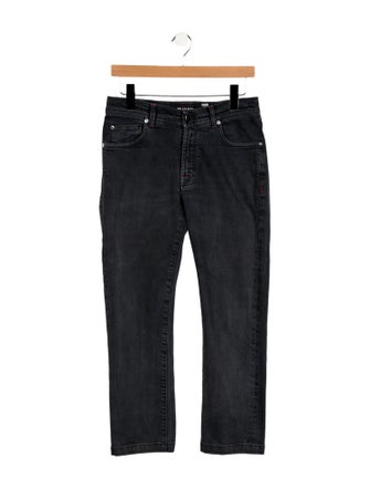 Kiton Mid-Rise Straight Leg Jeans