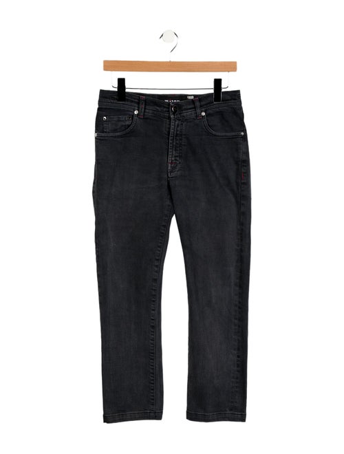 Kiton Mid-Rise Straight Leg Jeans