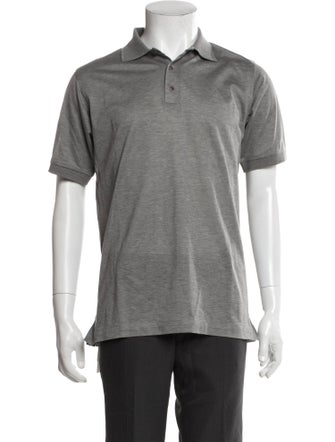 Kiton Crew Neck Short Sleeve Polo Shirt