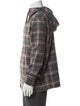 Kiton Plaid Print Windbreaker