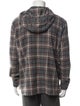 Kiton Plaid Print Windbreaker