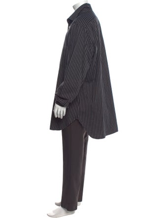 Kiton Striped Long Sleeve Shirt