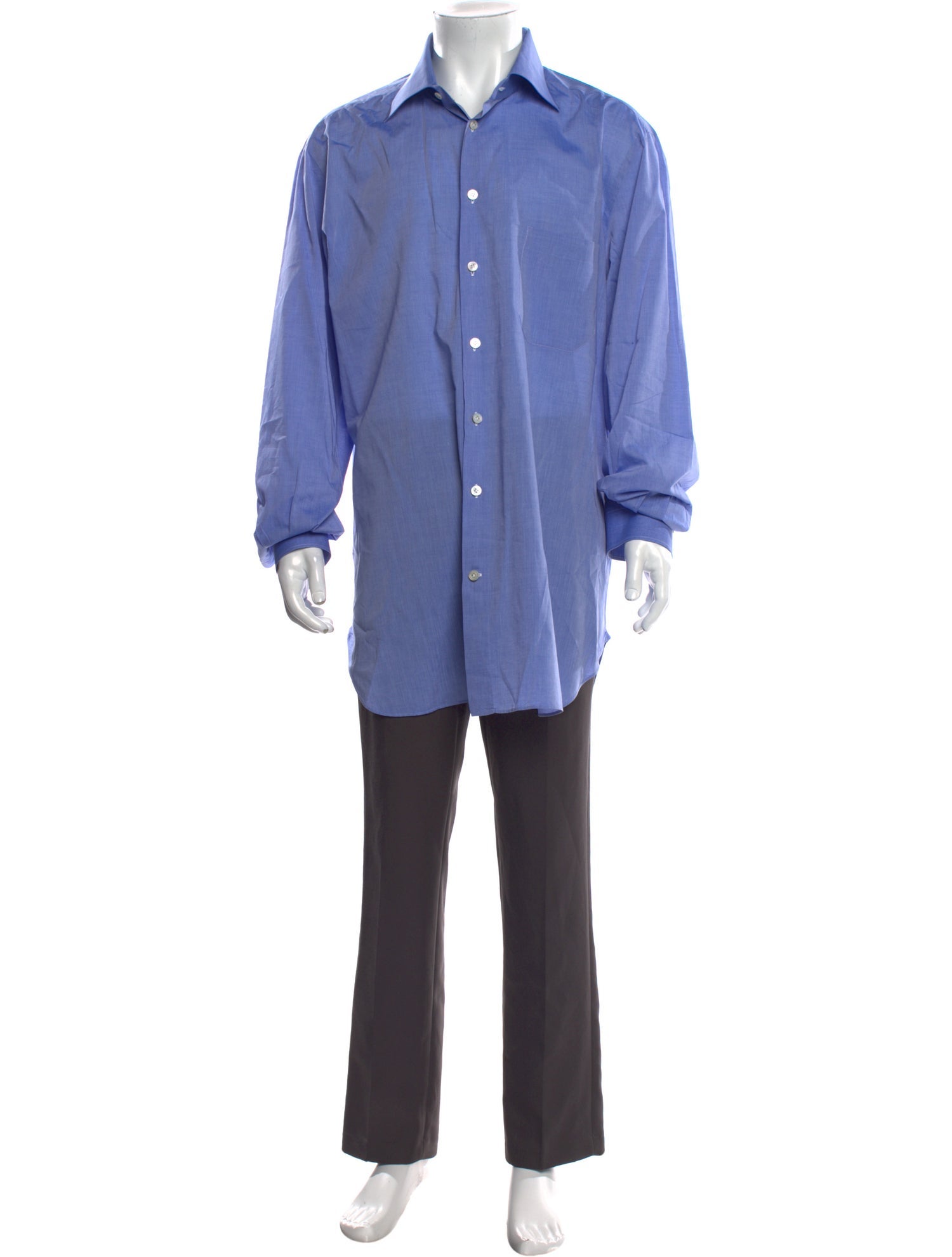 Kiton Long Sleeve Dress Shirt