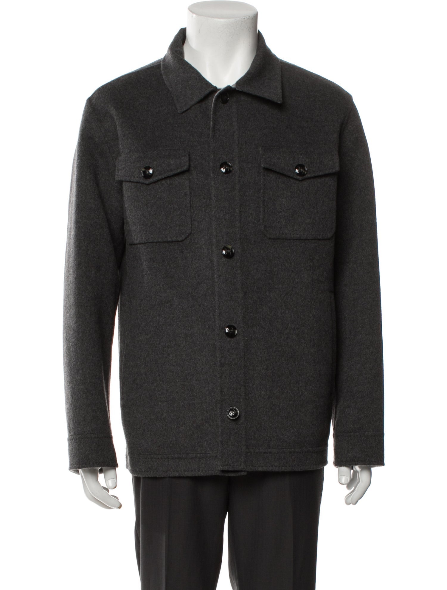 Kiton Wool Trucker Jacket
