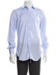 Kiton Striped Long Sleeve Dress Shirt