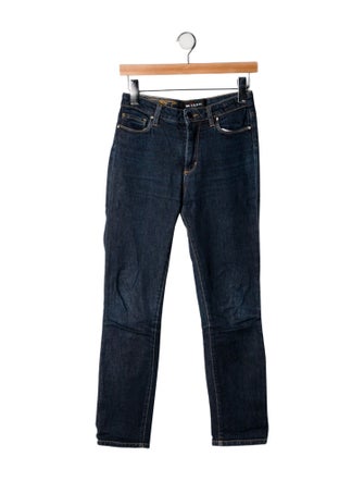Kiton Mid-Rise Straight Leg Jeans