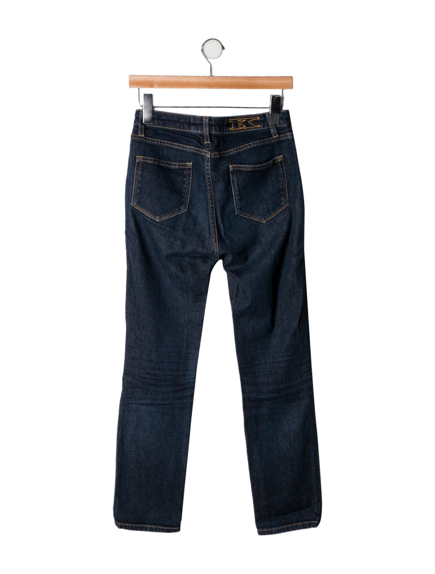 Kiton Mid-Rise Straight Leg Jeans
