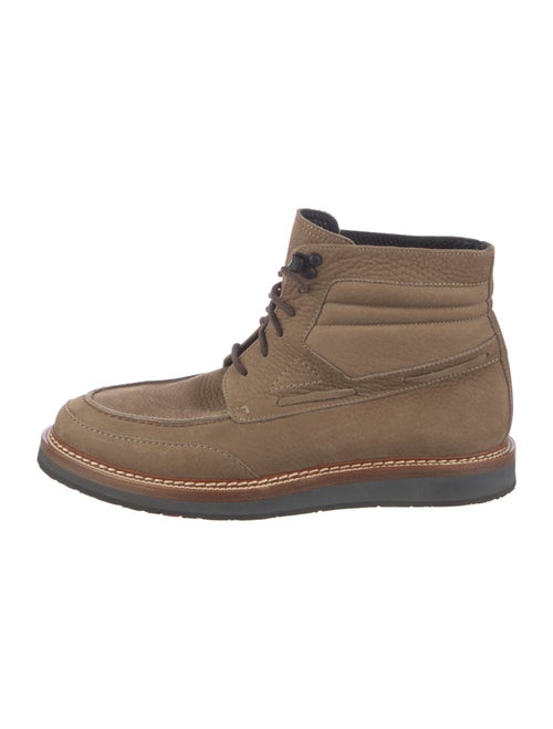 Kiton Suede Lace-Up Boots
