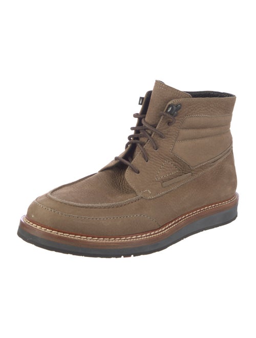 Kiton Suede Lace-Up Boots