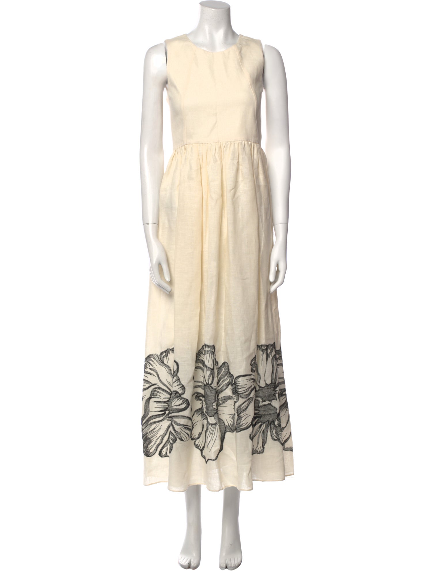 Kiton Linen Long Dress