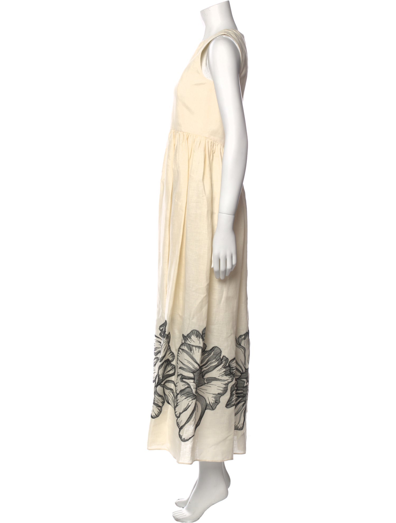 Kiton Linen Long Dress