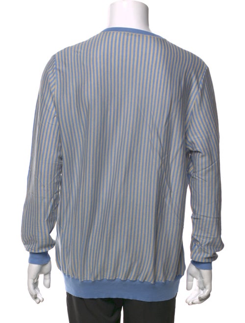 Kiton Striped V-Neck T-Shirt