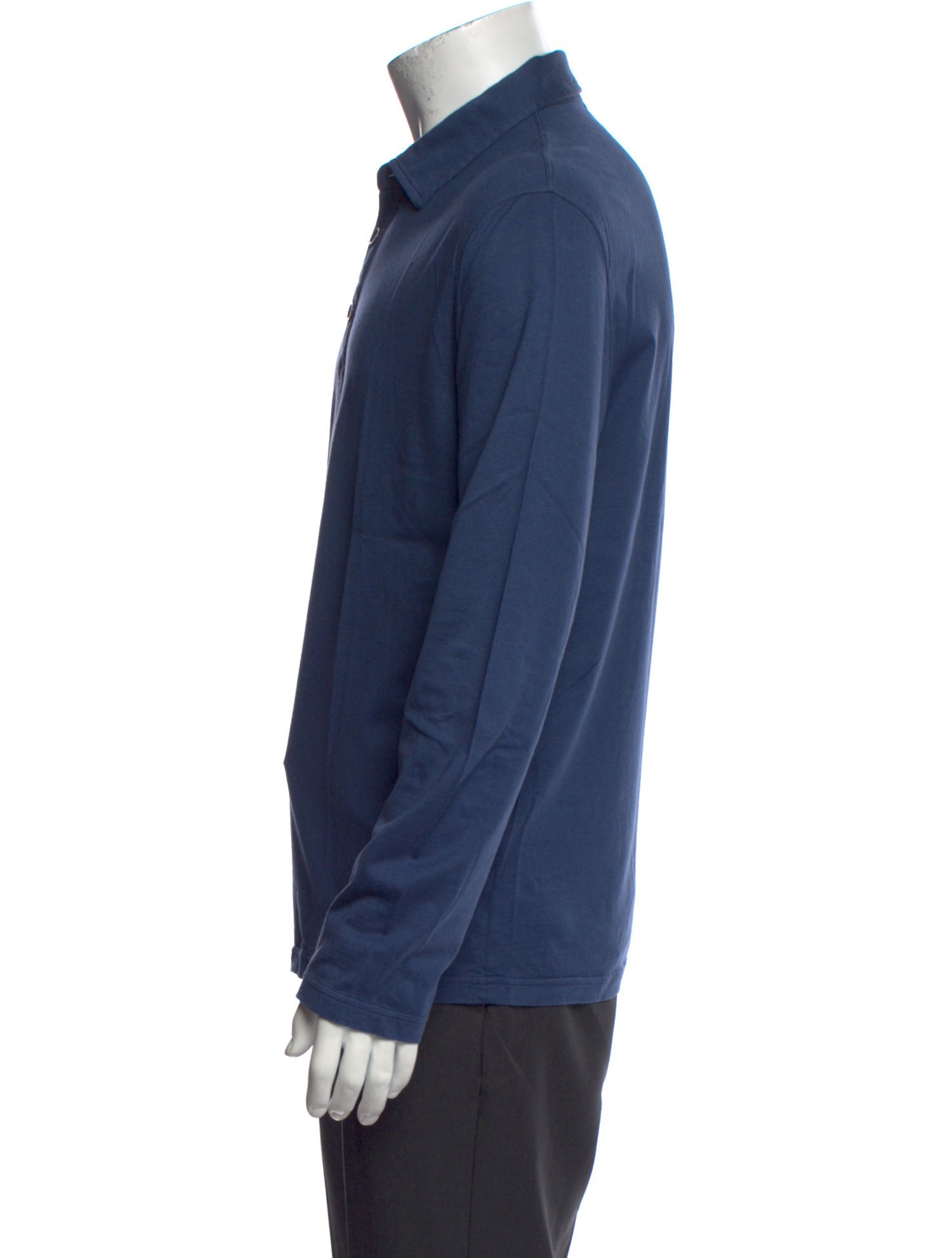 Kiton Collar Long Sleeve Polo Shirt