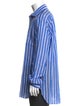 Kiton Striped Long Sleeve Dress Shirt