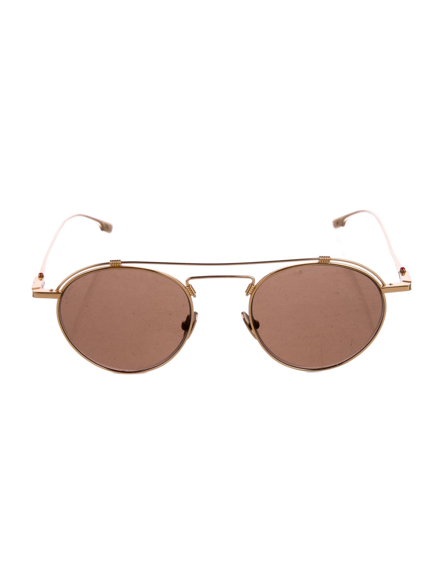 Kiton Aviator Tinted Sunglasses