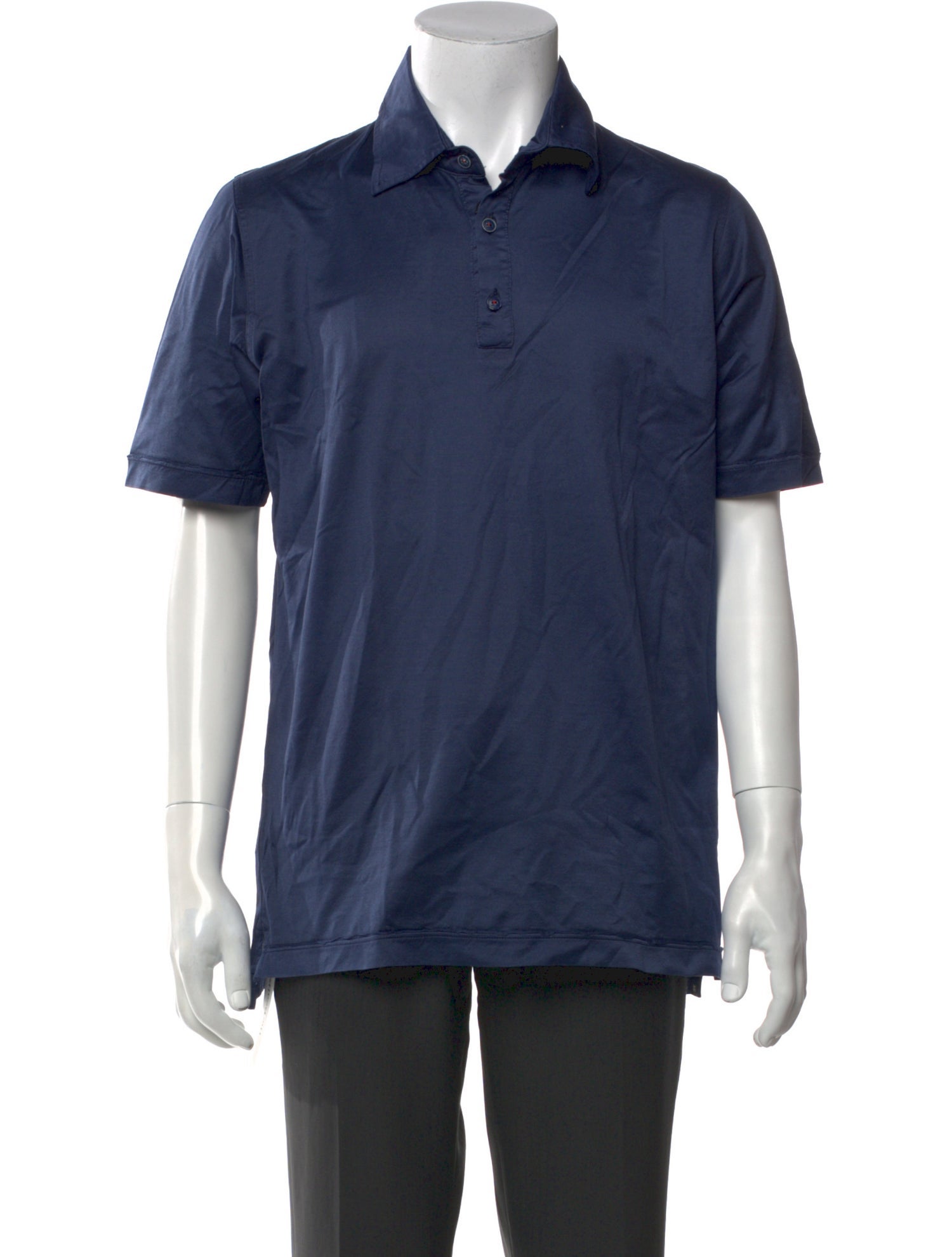 Kiton Collar Short Sleeve Polo Shirt