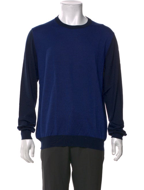 Kiton Cashmere Colorblock Pattern Pullover