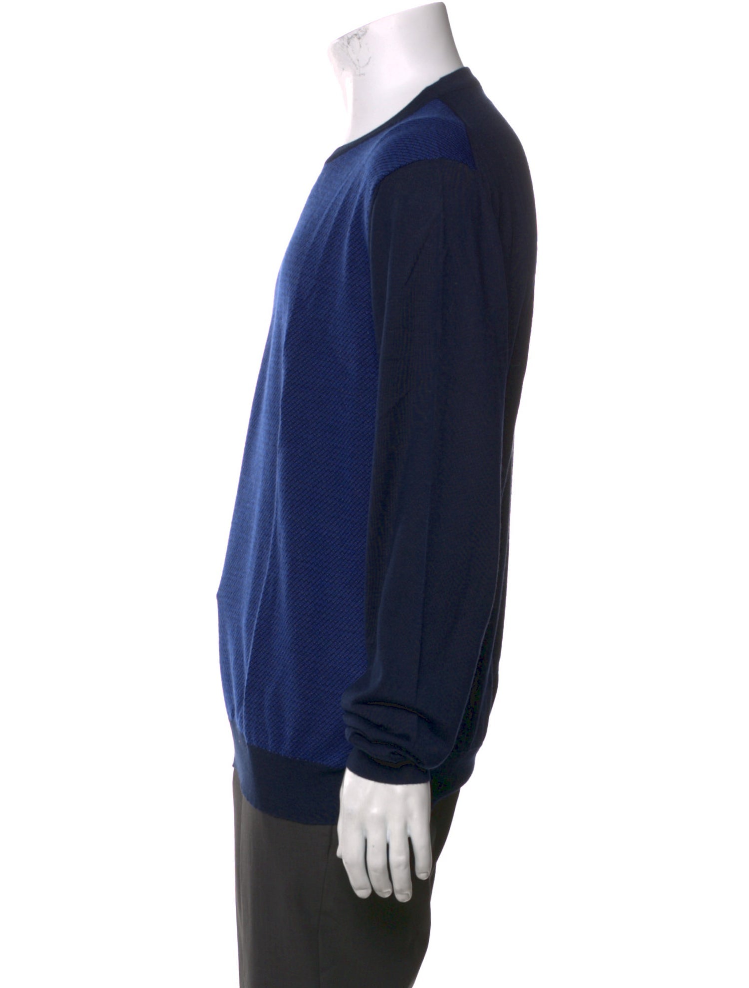 Kiton Cashmere Colorblock Pattern Pullover