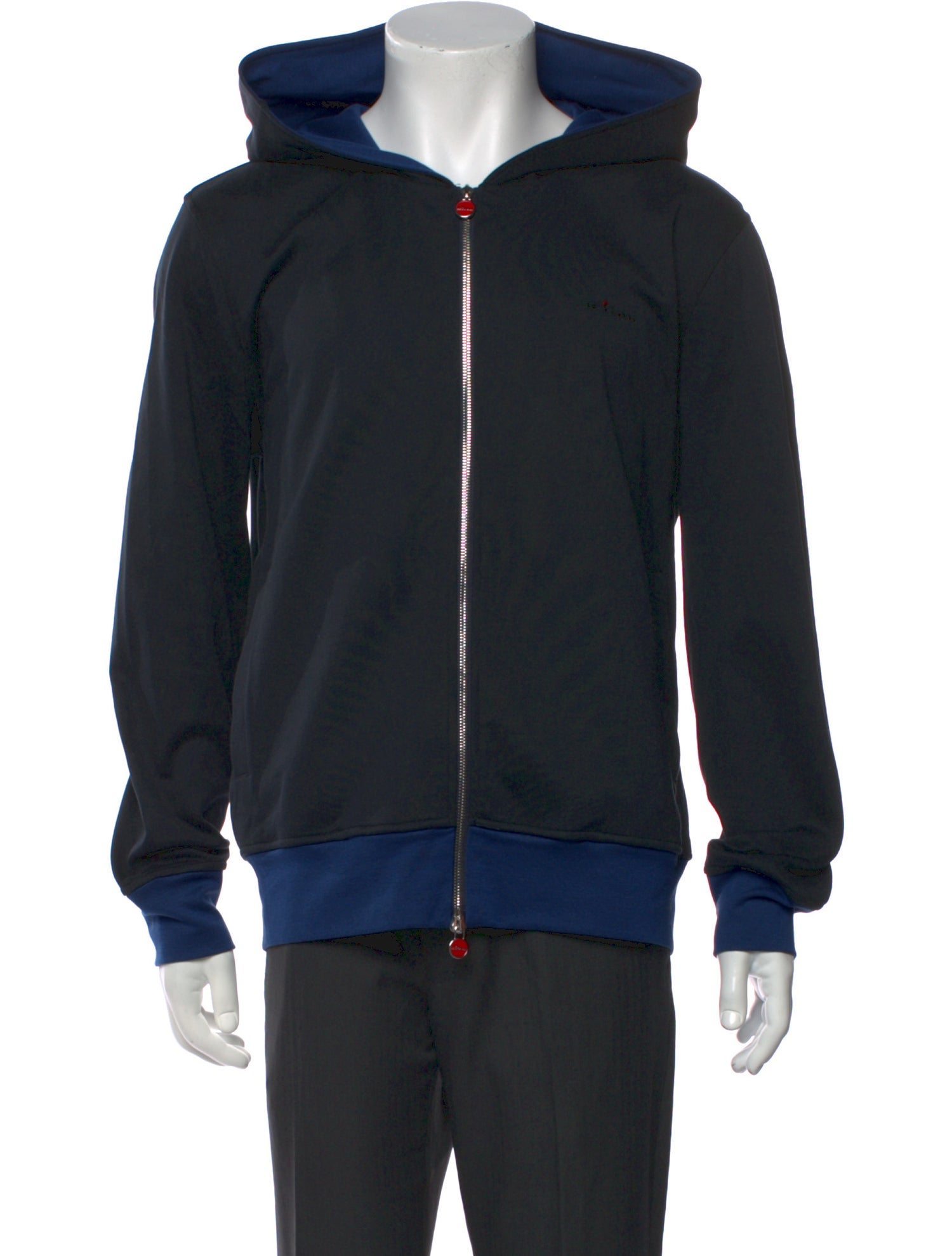 Kiton V-Neck Long Sleeve Hoodie