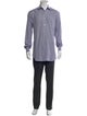 Kiton Striped Long Sleeve Dress Shirt