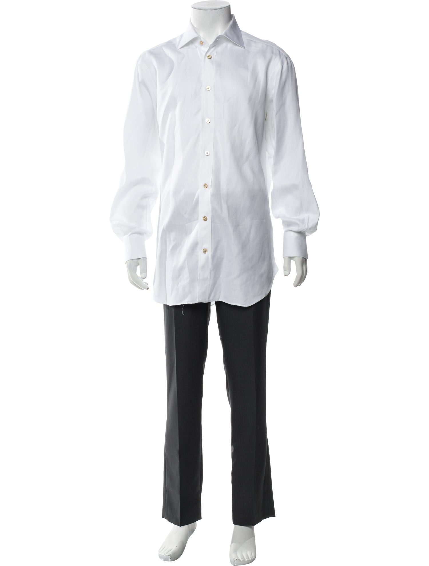 Kiton Long Sleeve Dress Shirt