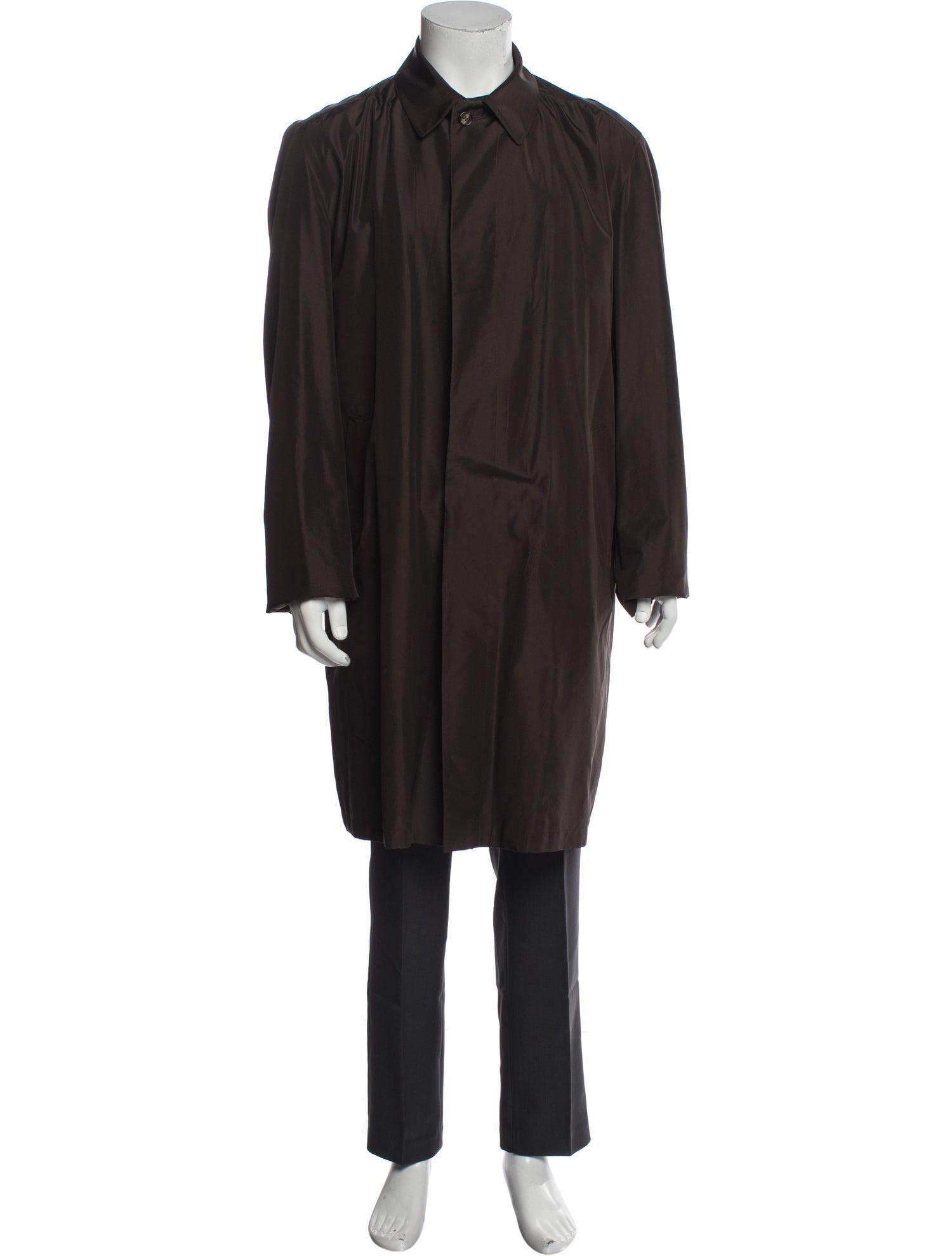 Kiton Silk Trench Coat