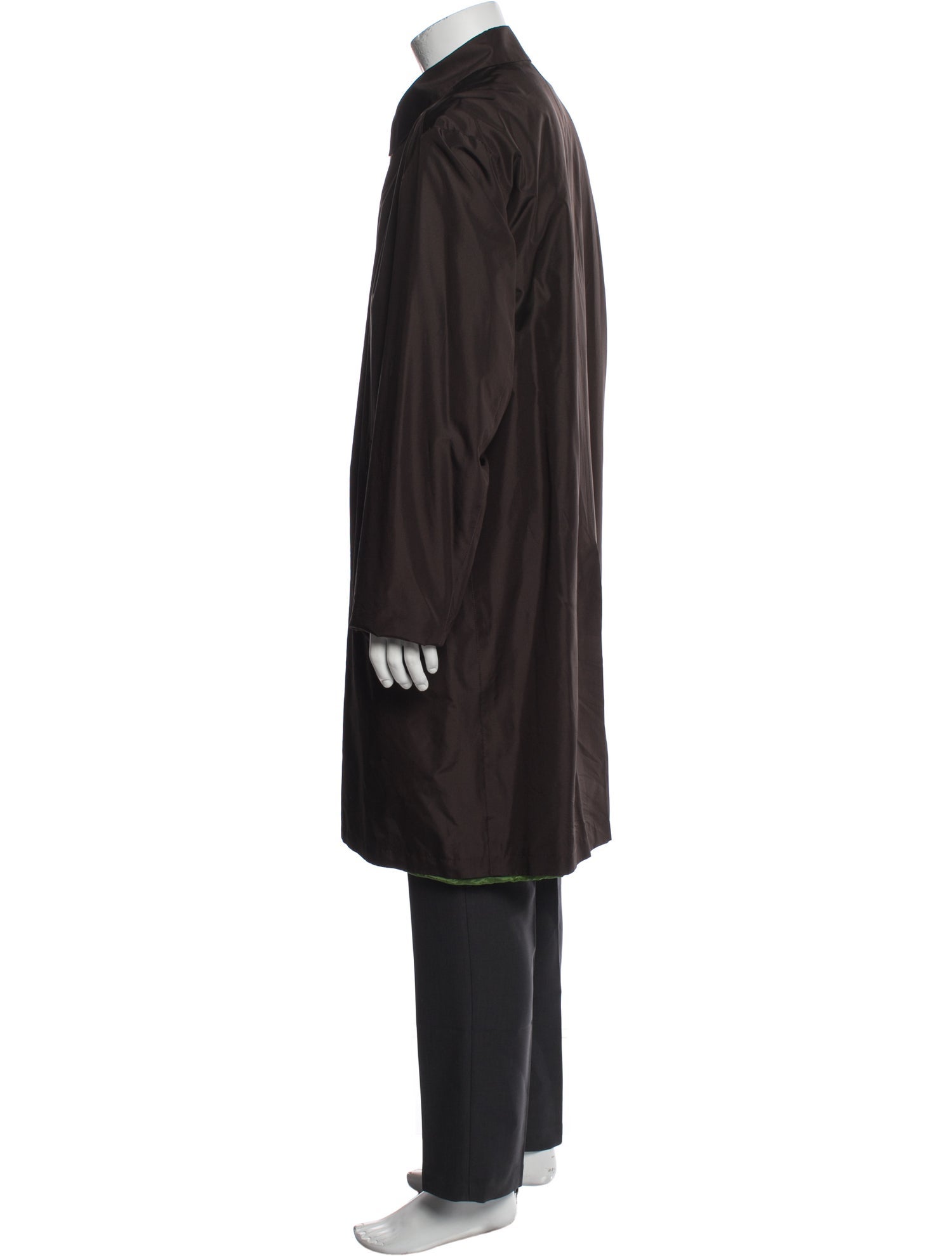 Kiton Silk Trench Coat