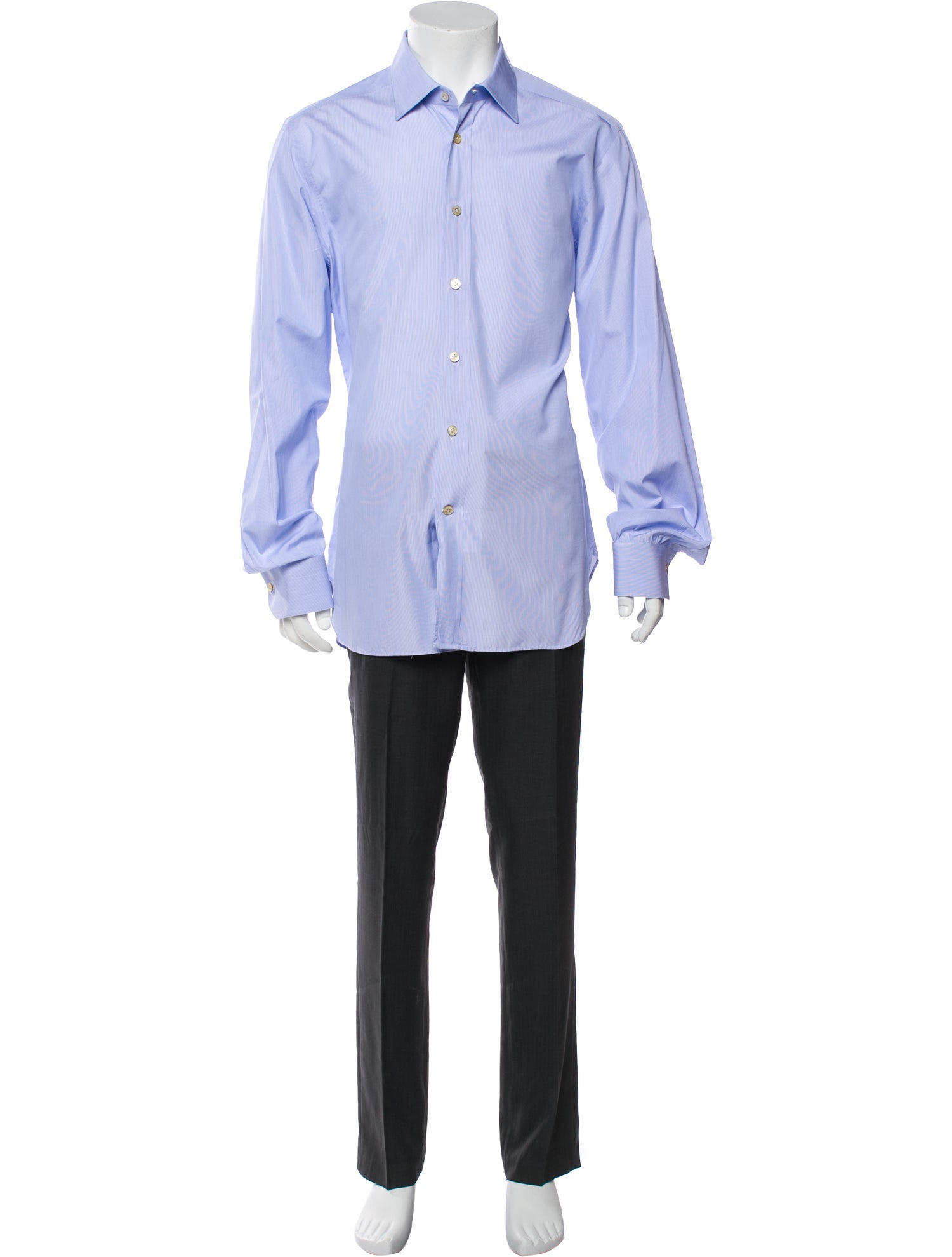 Kiton Long Sleeve Dress Shirt