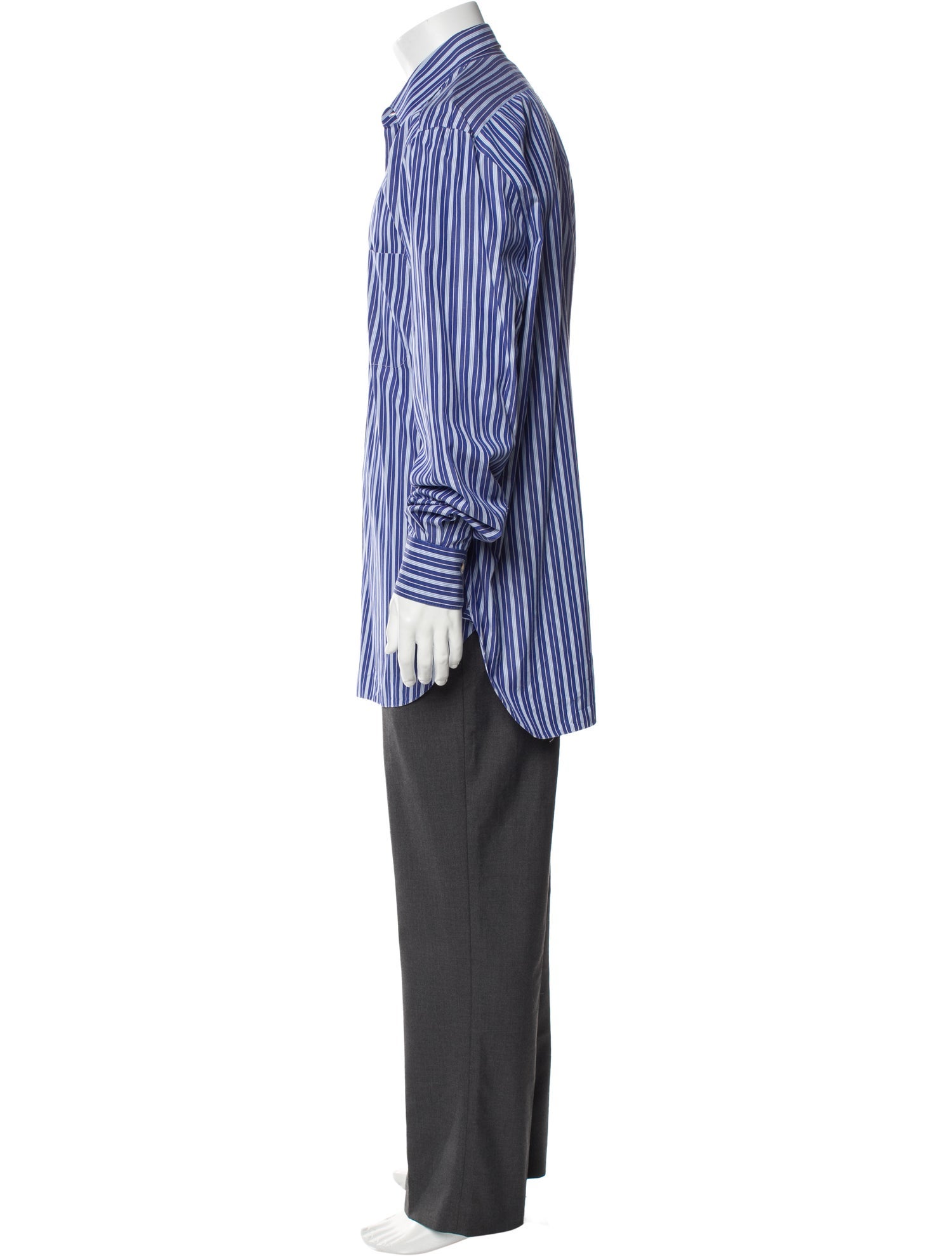 Kiton Striped Long Sleeve Shirt