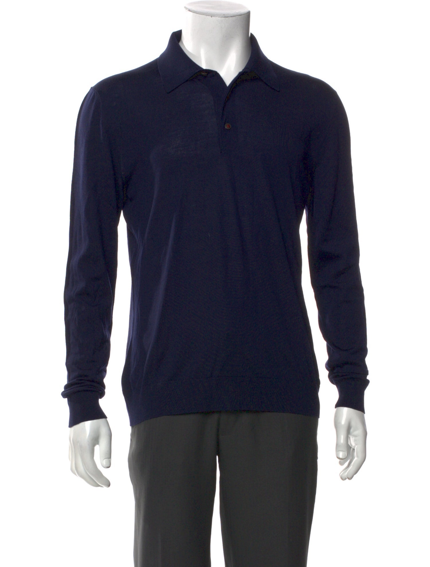 Kiton Wool Long Sleeve Shirt