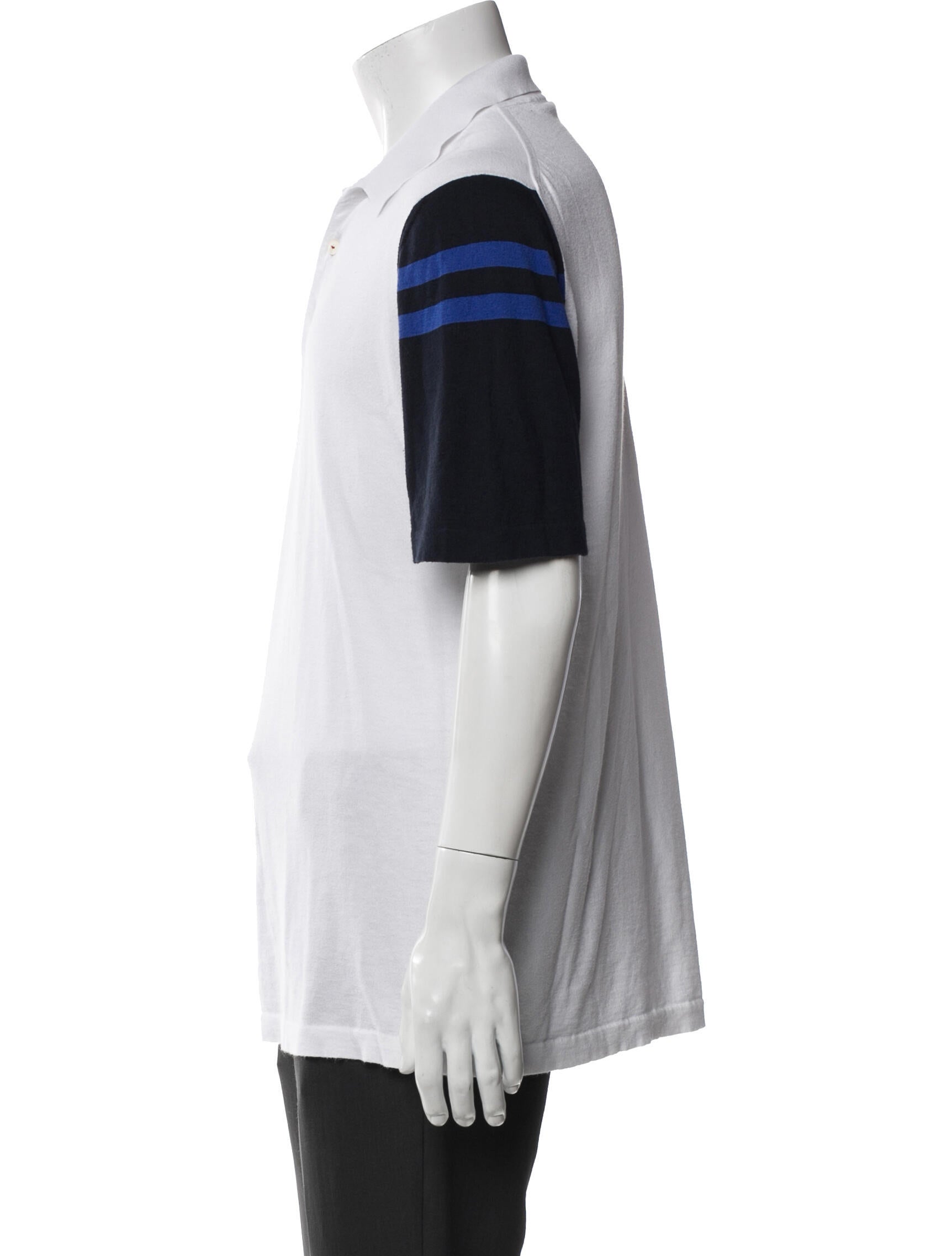 Kiton Colorblock Pattern Collar Polo Shirt