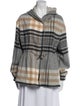 Kiton Cashmere Plaid Print Coat