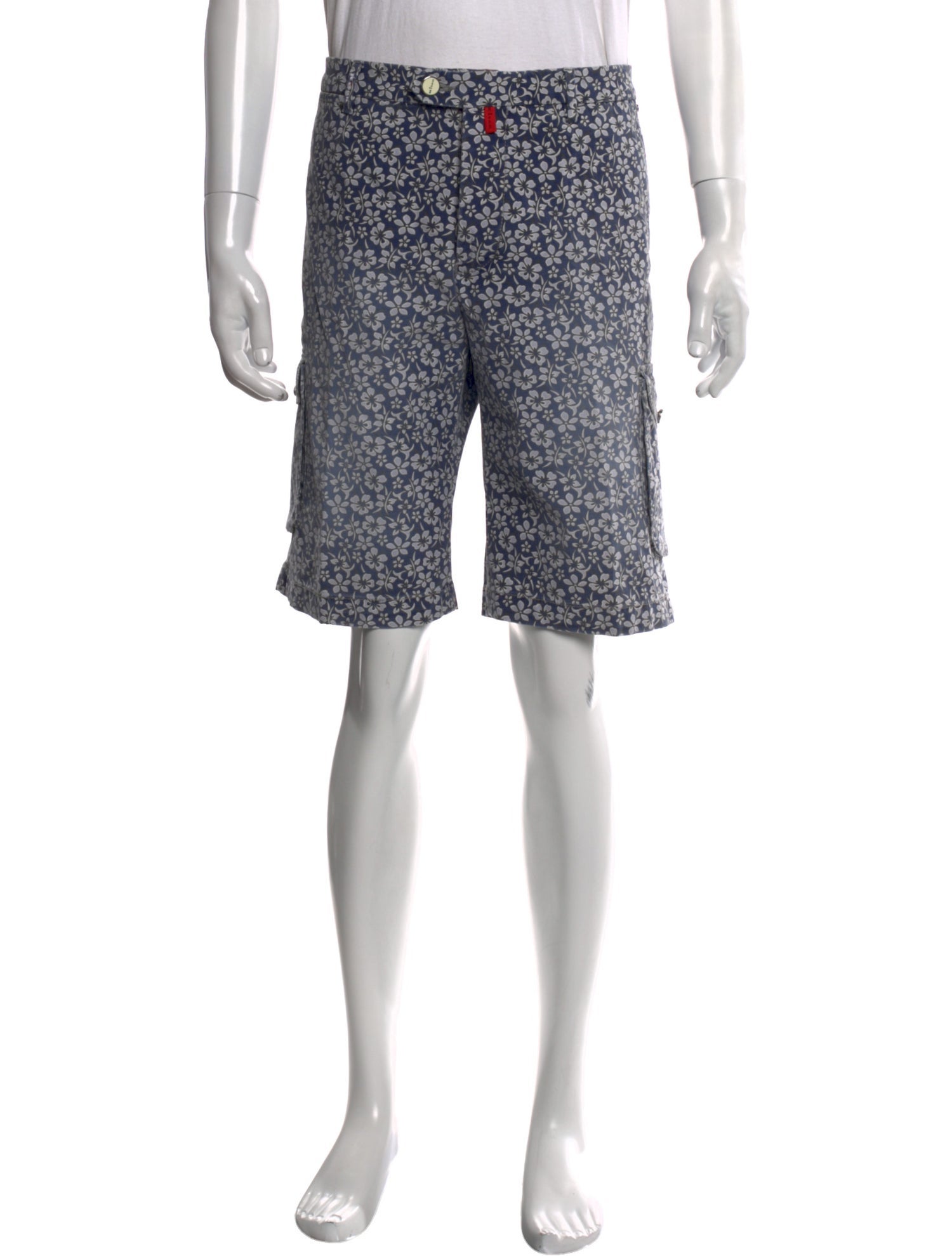 Kiton Floral Print Jogger Shorts