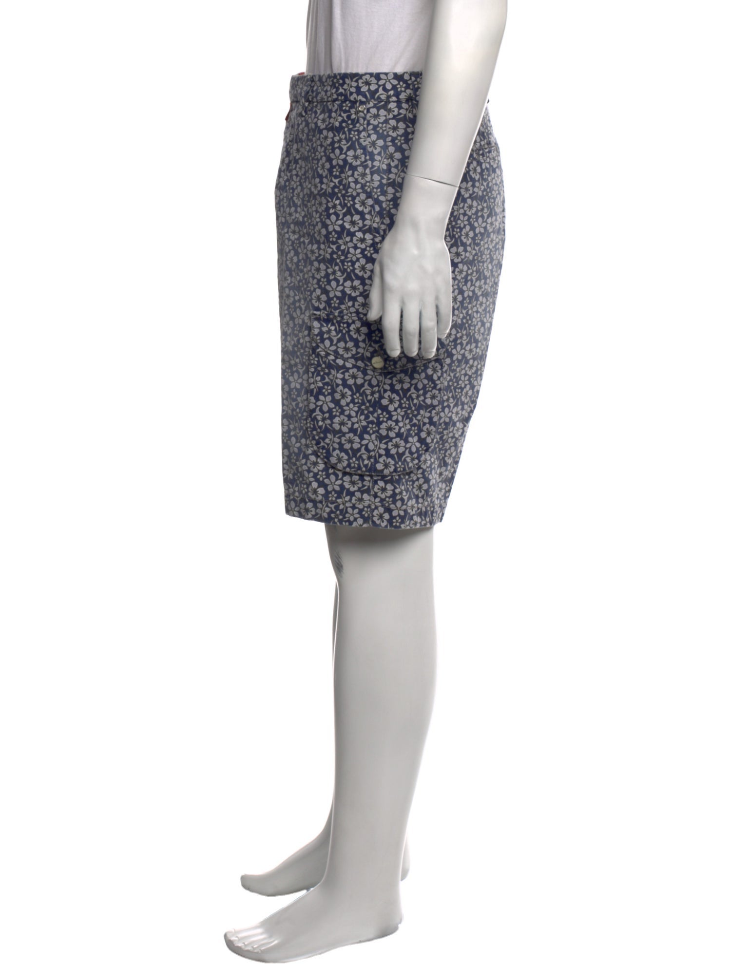 Kiton Floral Print Jogger Shorts