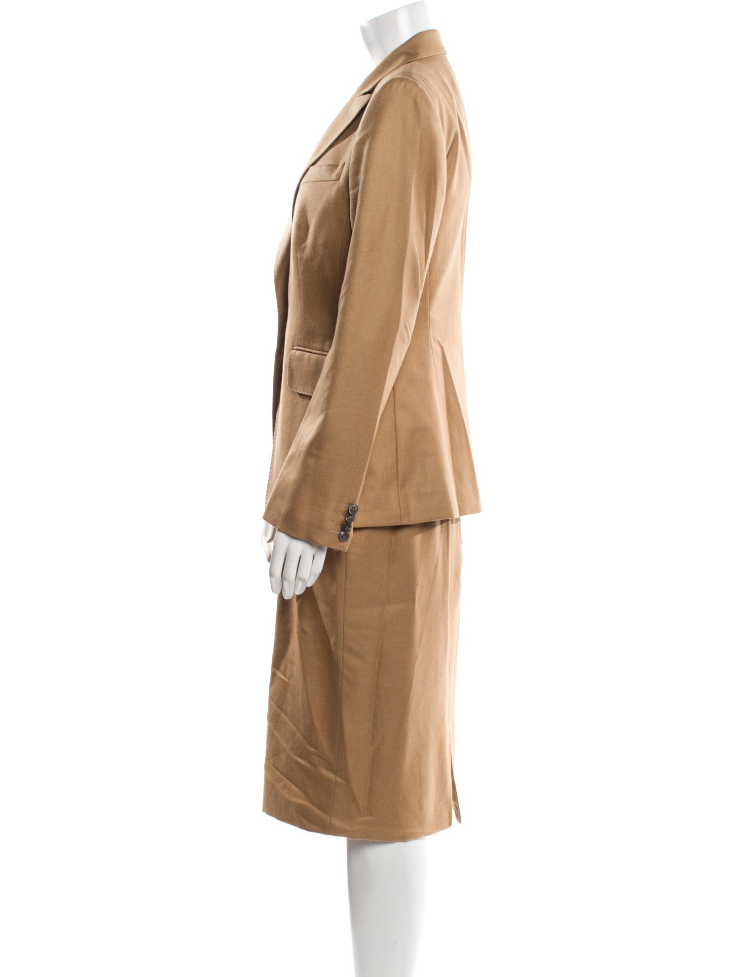 Kiton Cashmere Skirt Suit